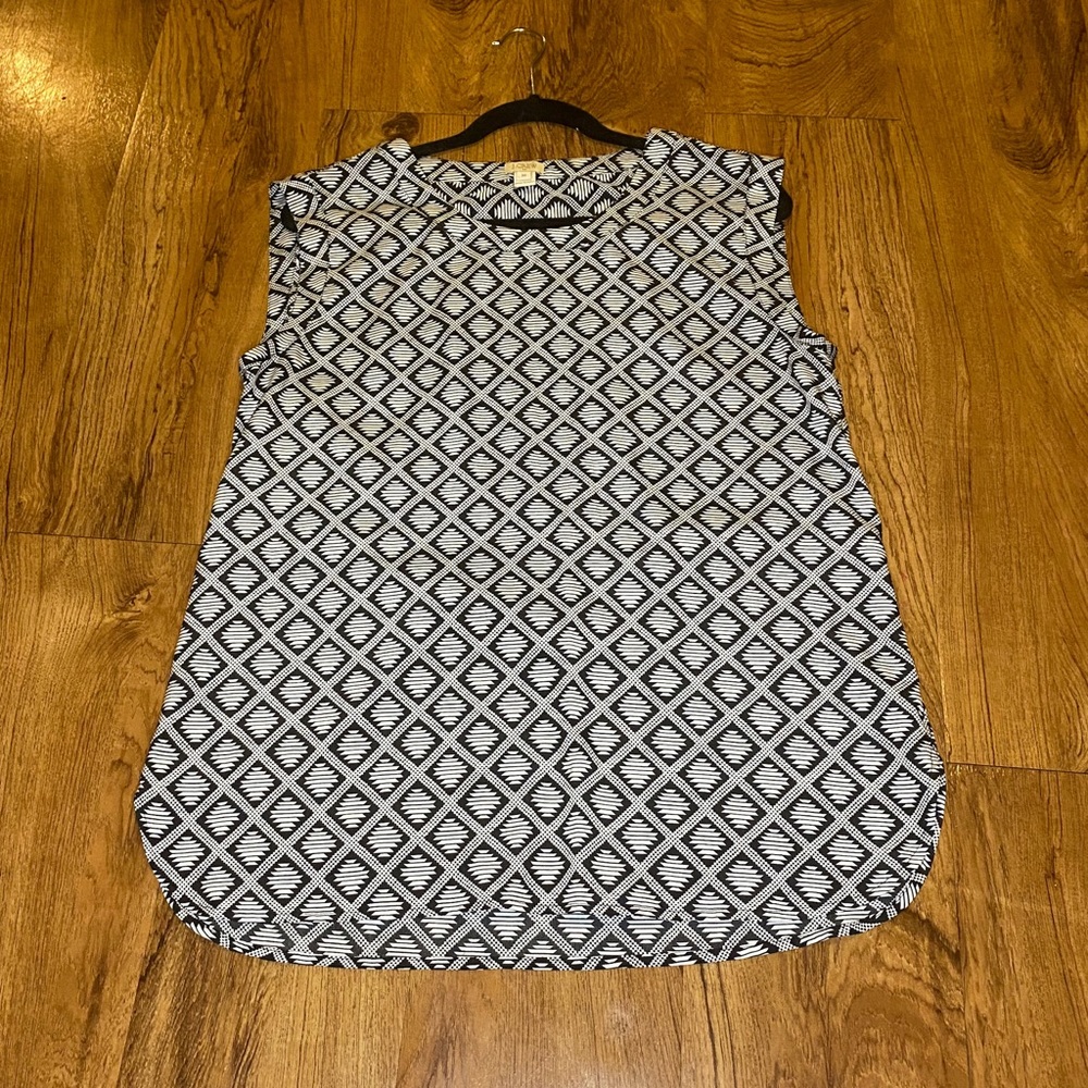 J. Crew Medium Patterned Blouse - image 2